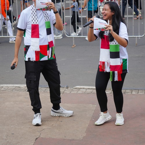 Race photo from WALK FOR PALESTINE