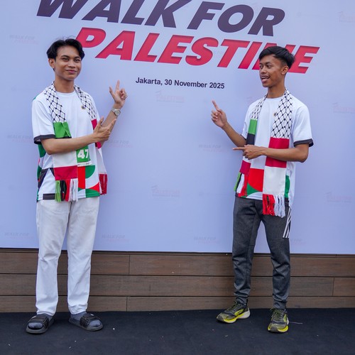 Race photo from WALK FOR PALESTINE
