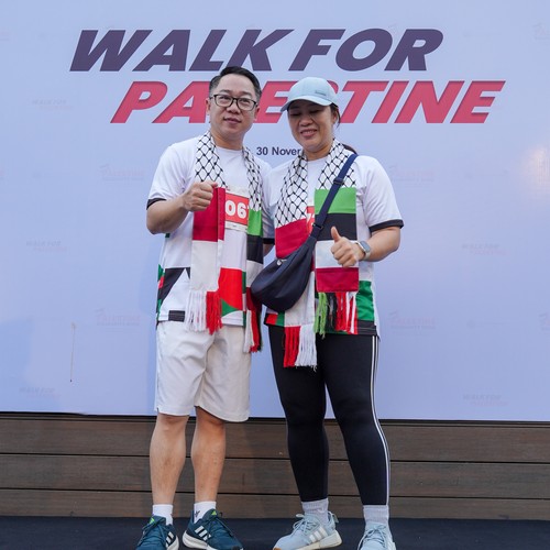 Race photo from WALK FOR PALESTINE
