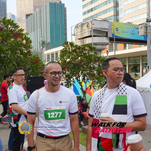 Race photo from WALK FOR PALESTINE