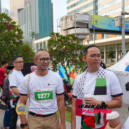 Race photo from WALK FOR PALESTINE