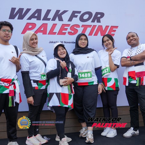Race photo from WALK FOR PALESTINE