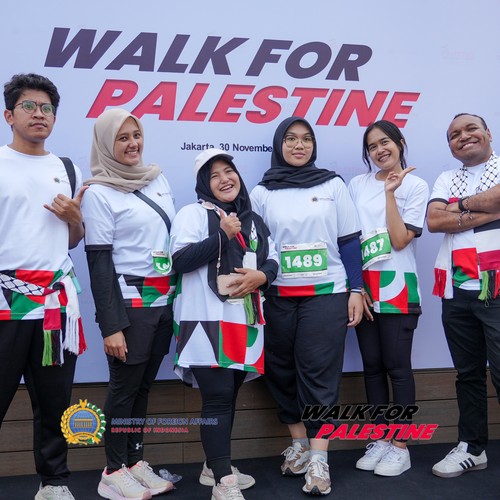 Race photo from WALK FOR PALESTINE