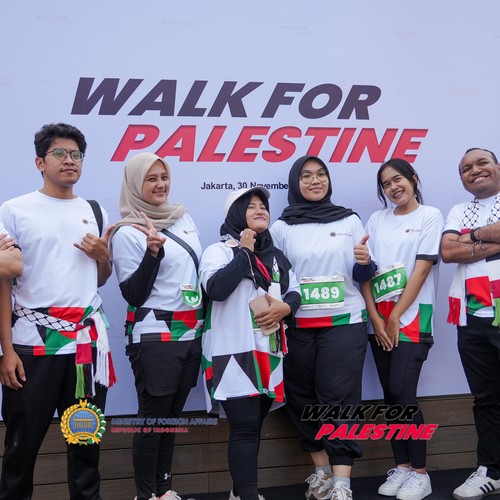 Race photo from WALK FOR PALESTINE