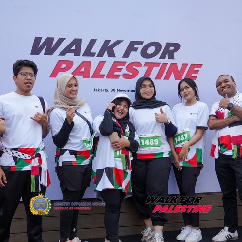 Race photo from WALK FOR PALESTINE