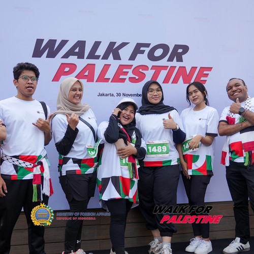 Race photo from WALK FOR PALESTINE