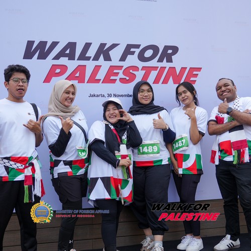 Race photo from WALK FOR PALESTINE