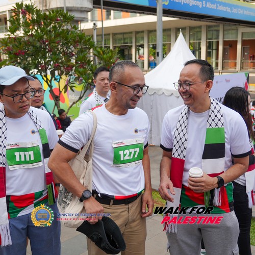 Race photo from WALK FOR PALESTINE