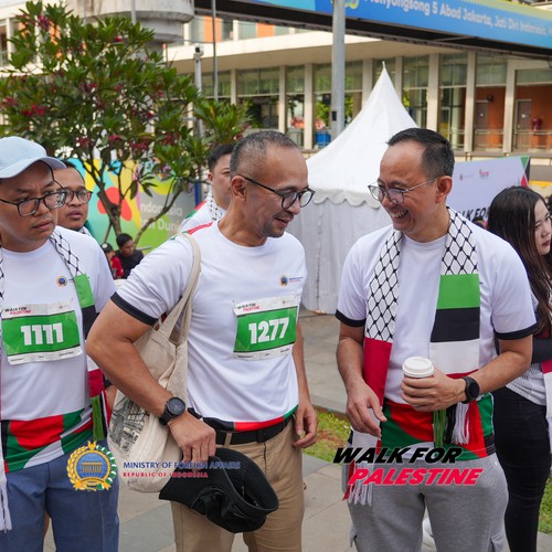 Race photo from WALK FOR PALESTINE