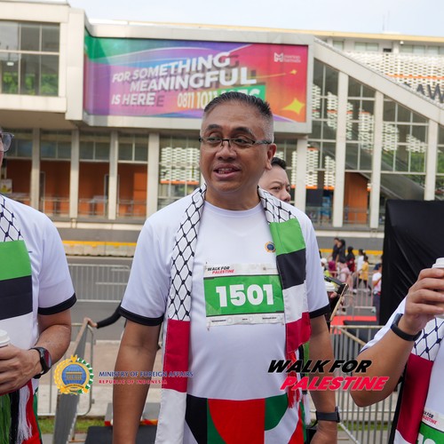 Race photo from WALK FOR PALESTINE