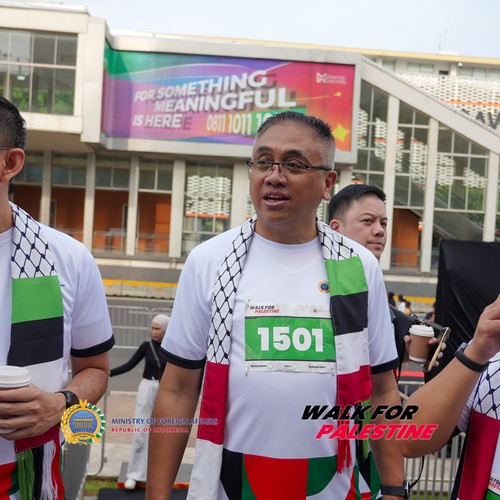 Race photo from WALK FOR PALESTINE