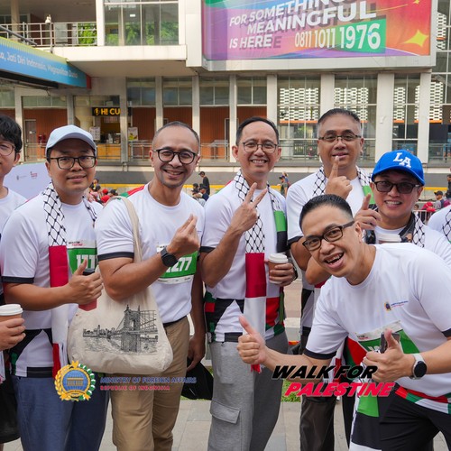 Race photo from WALK FOR PALESTINE