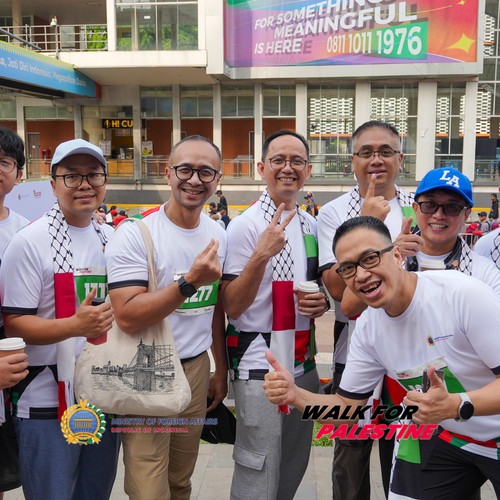 Race photo from WALK FOR PALESTINE