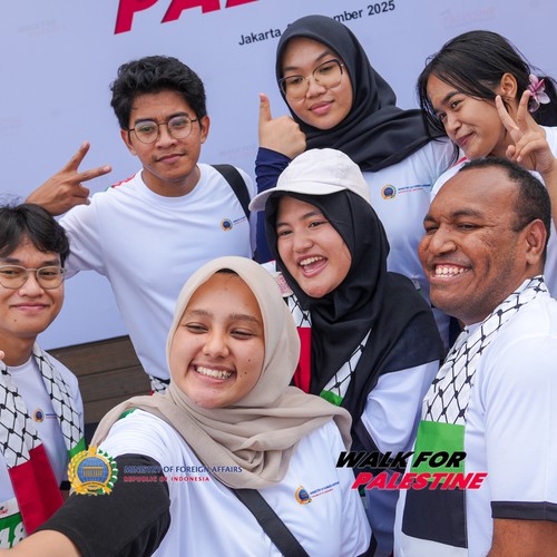 Race photo from WALK FOR PALESTINE