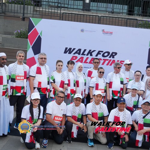 Race photo from WALK FOR PALESTINE