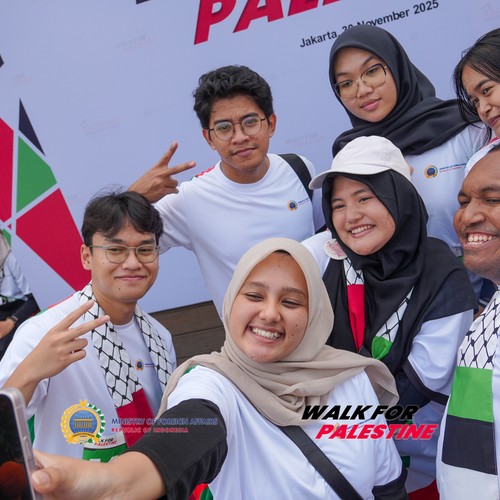Race photo from WALK FOR PALESTINE
