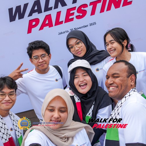 Race photo from WALK FOR PALESTINE
