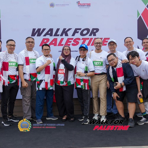 Race photo from WALK FOR PALESTINE