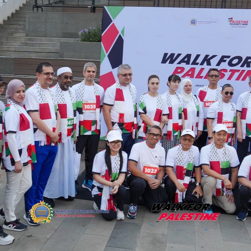 Race photo from WALK FOR PALESTINE