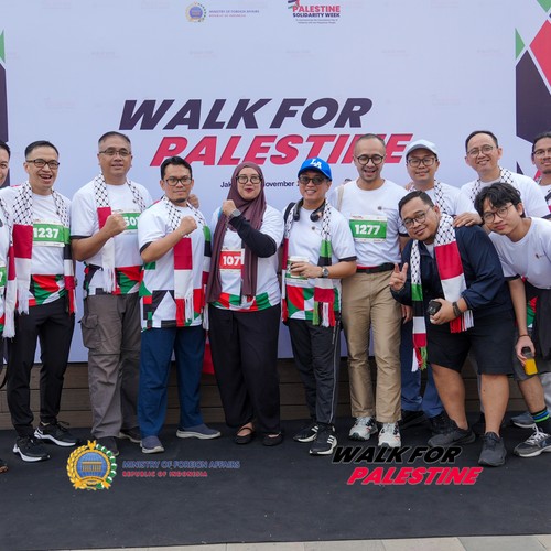 Race photo from WALK FOR PALESTINE