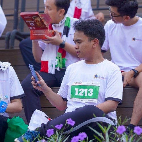 Race photo from WALK FOR PALESTINE