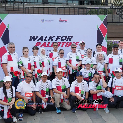 Race photo from WALK FOR PALESTINE