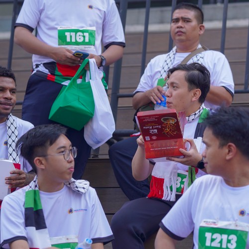 Race photo from WALK FOR PALESTINE