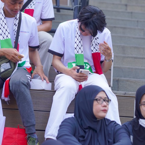 Race photo from WALK FOR PALESTINE