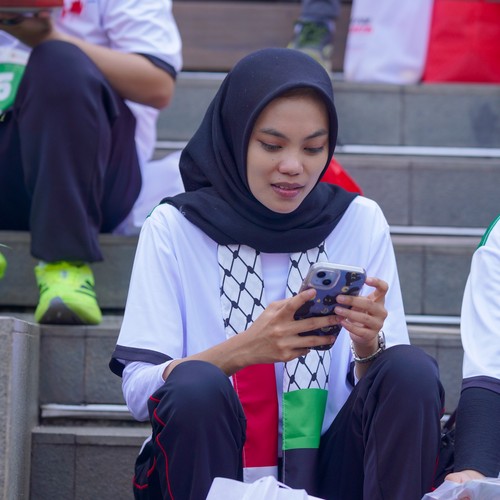 Race photo from WALK FOR PALESTINE