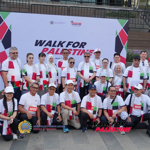 Race photo from WALK FOR PALESTINE