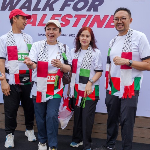 Race photo from WALK FOR PALESTINE