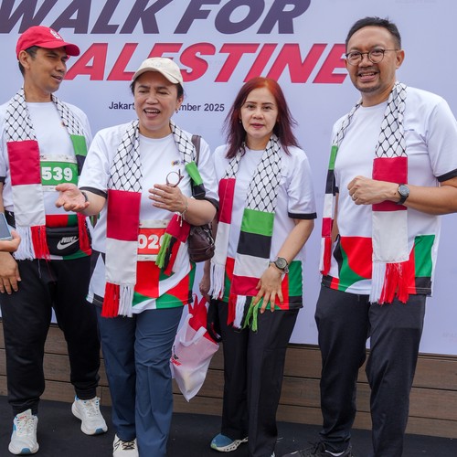 Race photo from WALK FOR PALESTINE
