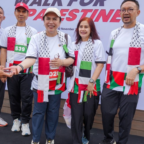 Race photo from WALK FOR PALESTINE