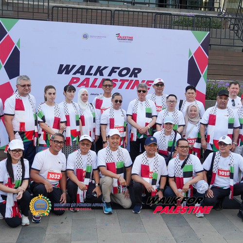 Race photo from WALK FOR PALESTINE