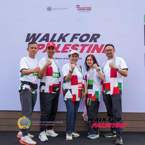 Race photo from WALK FOR PALESTINE