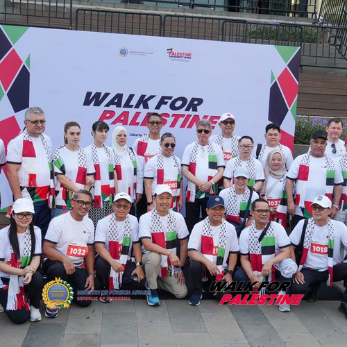 Race photo from WALK FOR PALESTINE