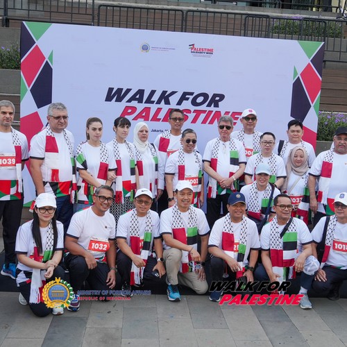 Race photo from WALK FOR PALESTINE