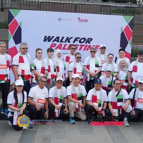 Race photo from WALK FOR PALESTINE