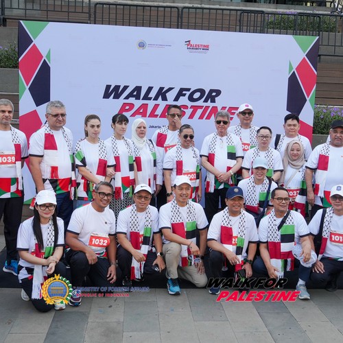 Race photo from WALK FOR PALESTINE