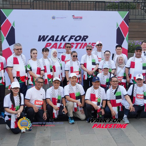 Race photo from WALK FOR PALESTINE