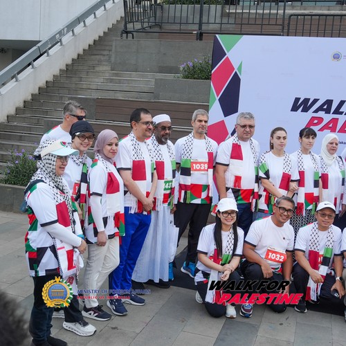 Race photo from WALK FOR PALESTINE