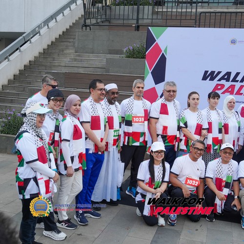 Race photo from WALK FOR PALESTINE