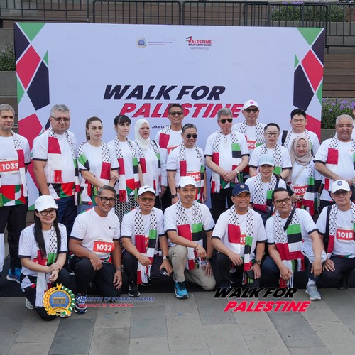 Race photo from WALK FOR PALESTINE