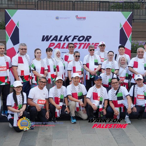 Race photo from WALK FOR PALESTINE