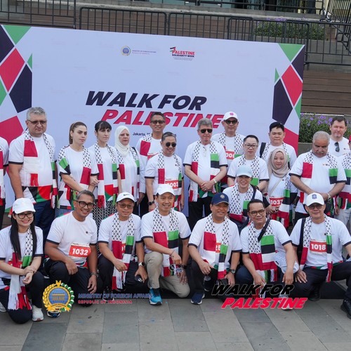 Race photo from WALK FOR PALESTINE
