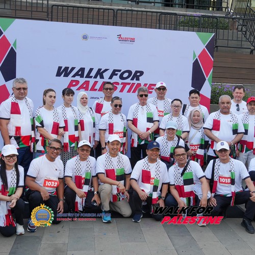 Race photo from WALK FOR PALESTINE