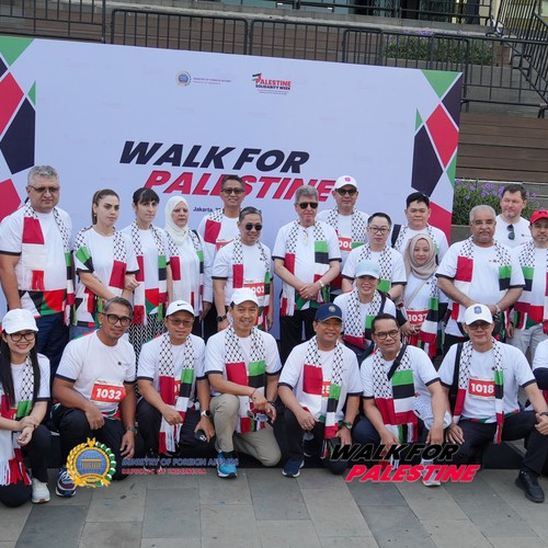 Race photo from WALK FOR PALESTINE