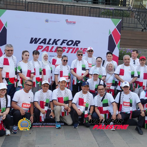 Race photo from WALK FOR PALESTINE
