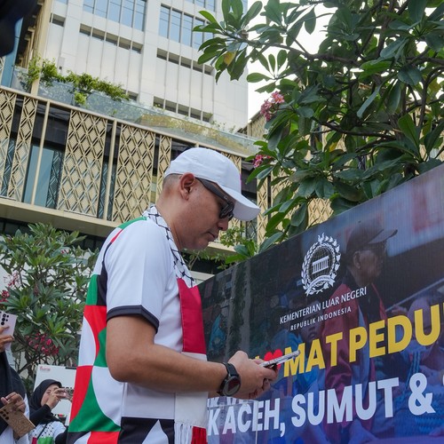 Race photo from WALK FOR PALESTINE
