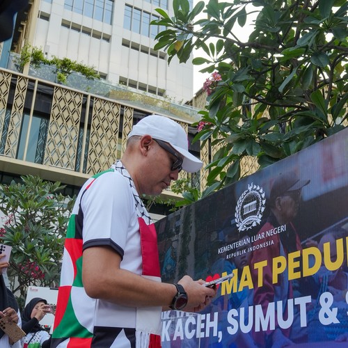 Race photo from WALK FOR PALESTINE